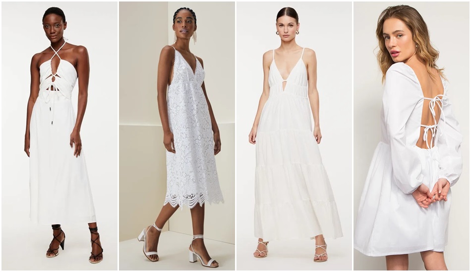 vestidos com amarração