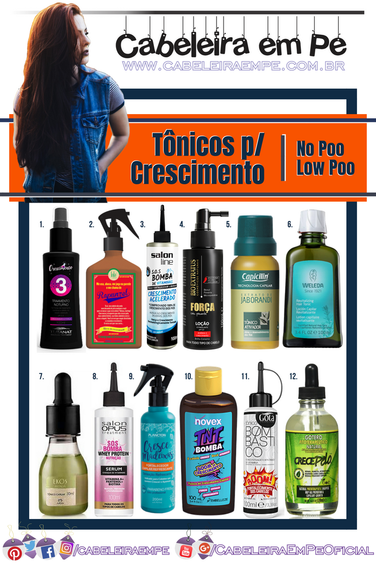 Tônico capilar com biotina