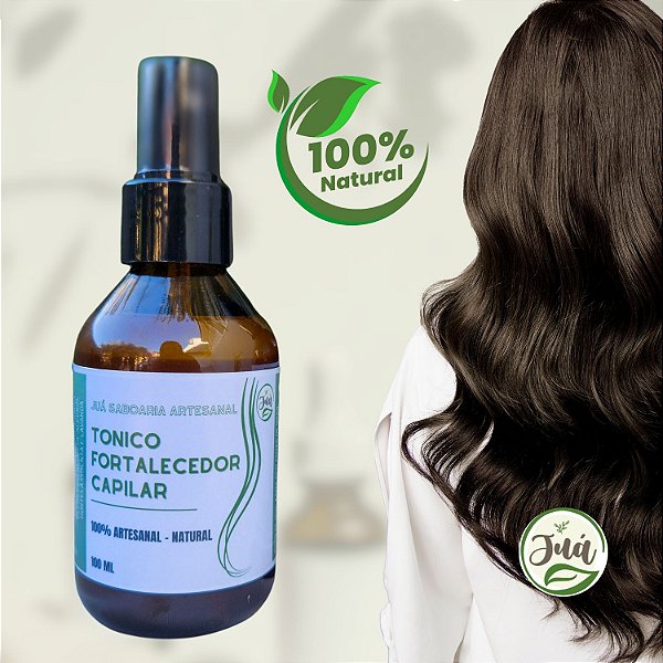 Tônico capilar com extratos naturais (alecrim, jaborandi, patauá)