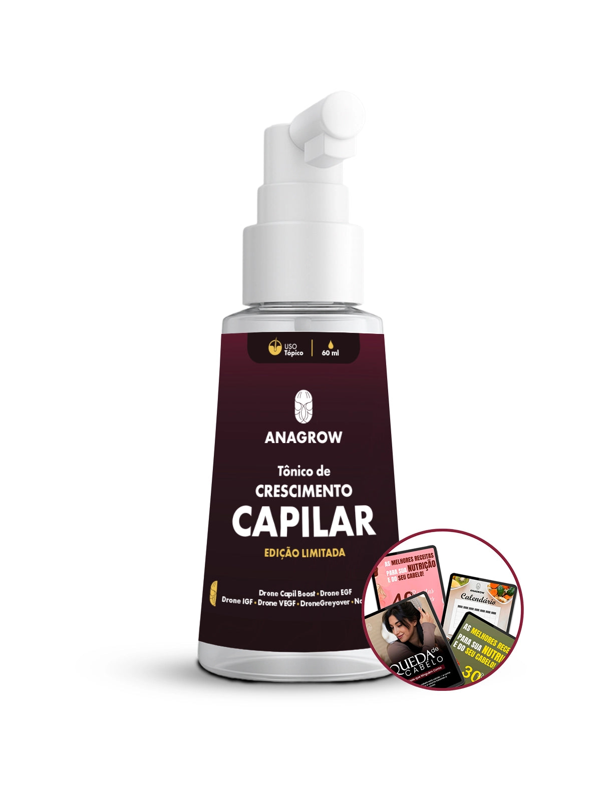 Tônico capilar sem deixar o cabelo oleoso