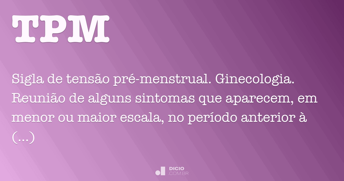 sintomas de tpm