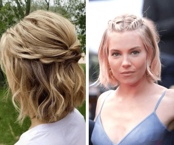 inspiração trança boxeadora cabelo curto