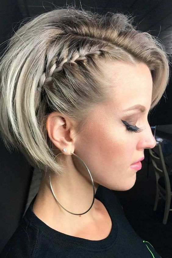 tutorial trança cabelo curto