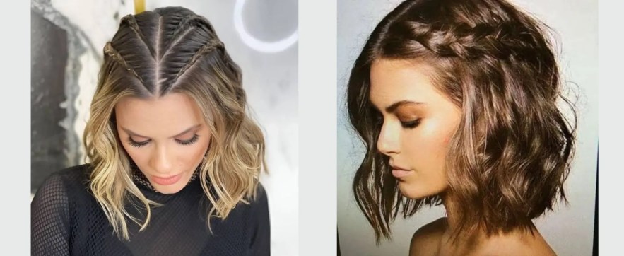 como fazer trança em cabelo curto