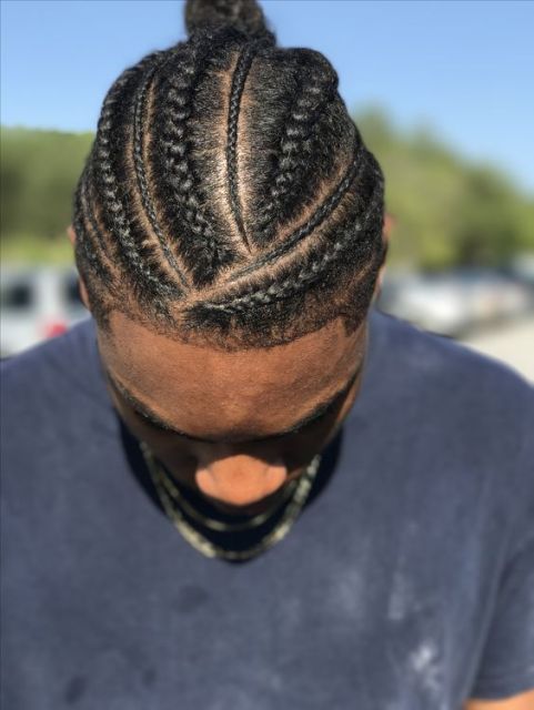 trança masculina jumbo cabelo curto