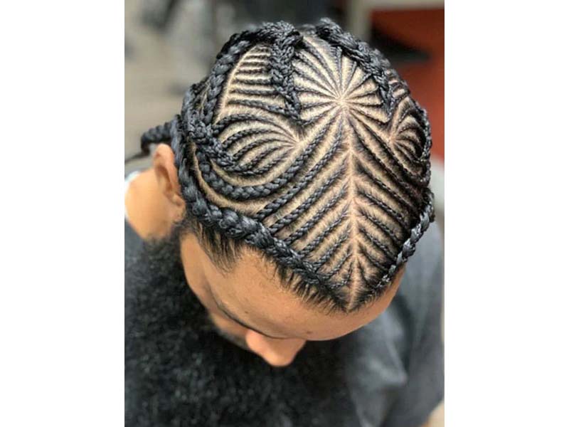 penteados trançados masculinos cabelo curto