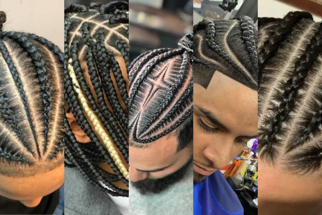 cornrows masculinas cabelo curto degradê
