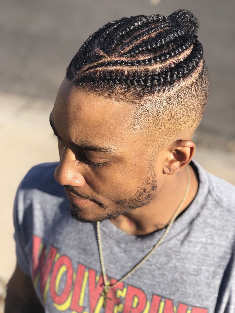 trança masculina jumbo cabelo curto
