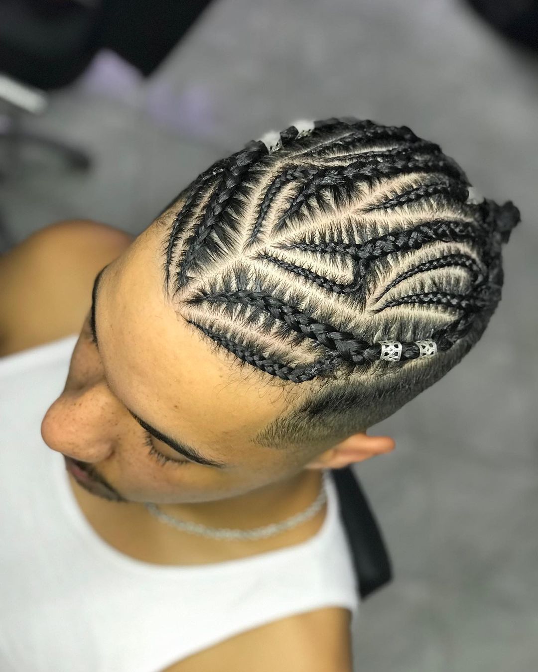 penteados trançados masculinos cabelo curto