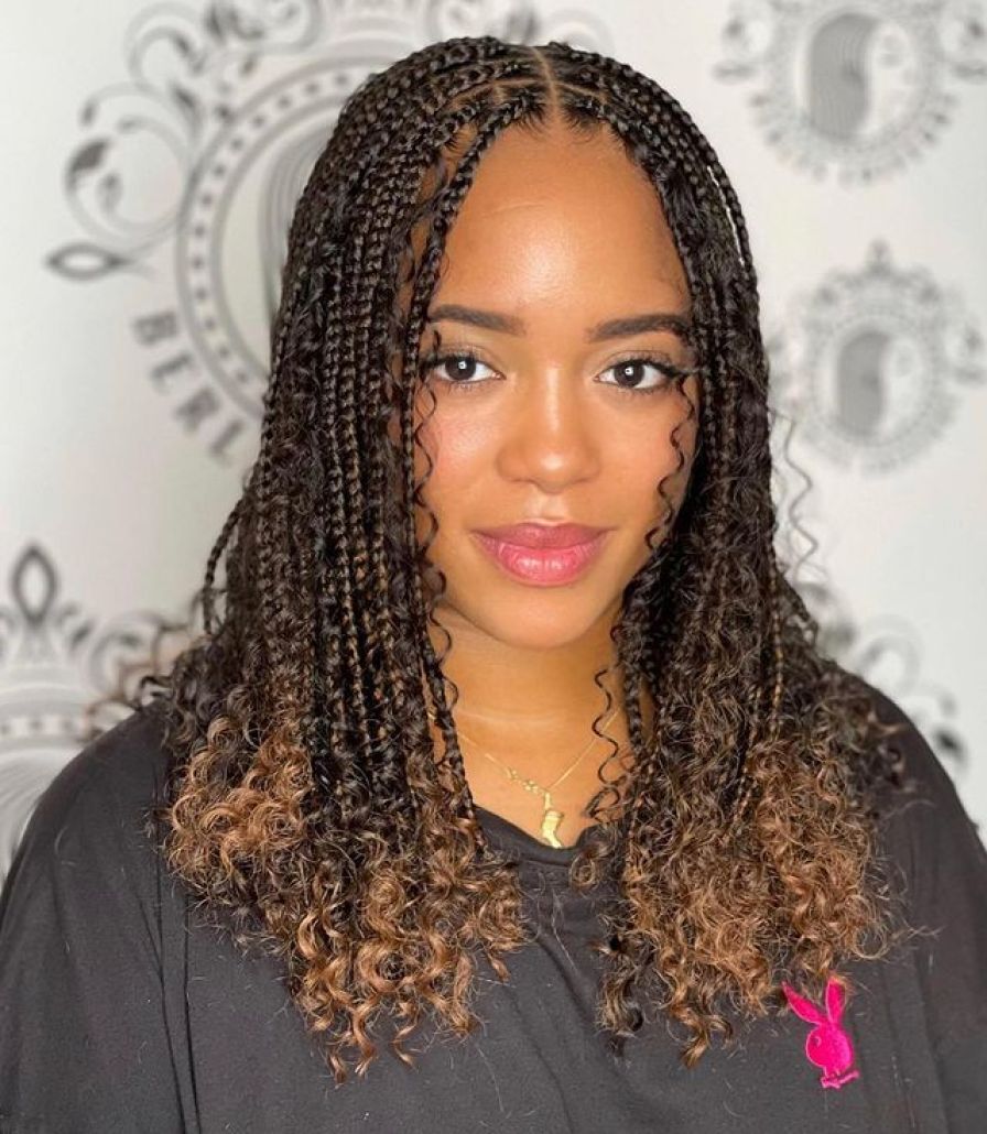 trança solta cabelo natural