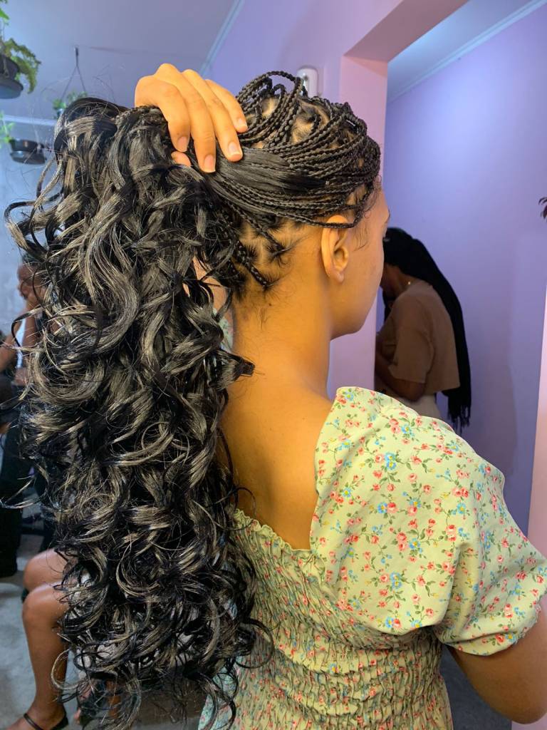 trança nagô vs box braids qual a melhor para cabelo cacheado