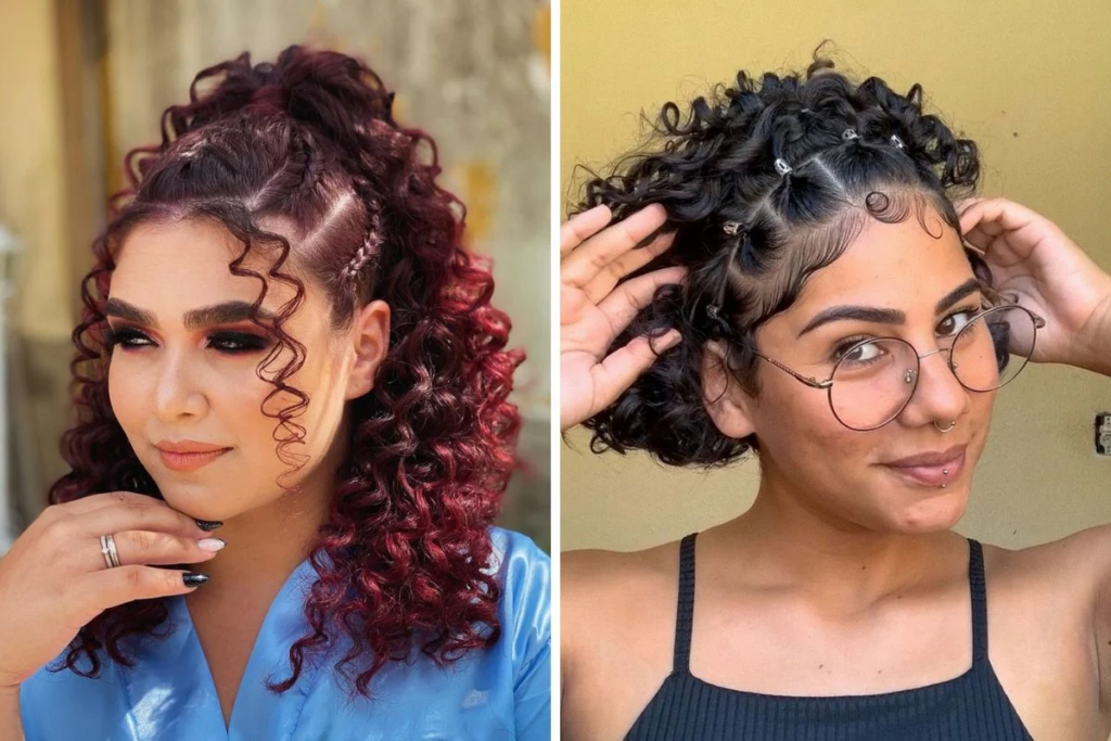 erros comuns ao fazer tranças em cabelo cacheado