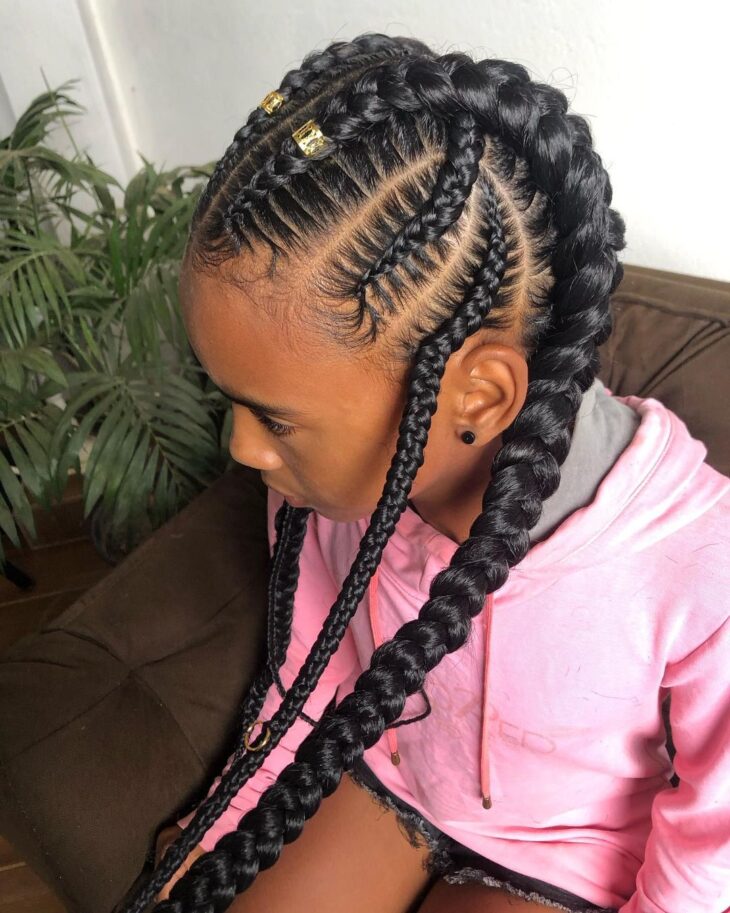 Nagô Topo com Box Braids