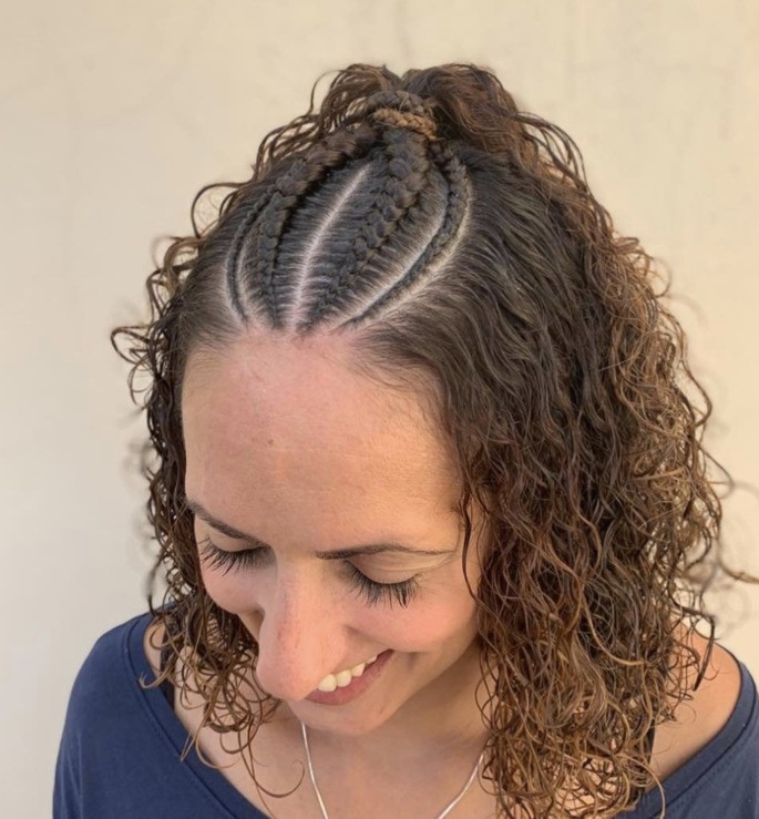 Nagô Topo com Cabelo Solto