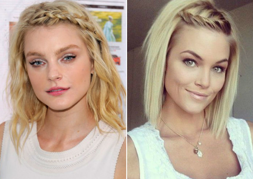 tranças para cabelo curto