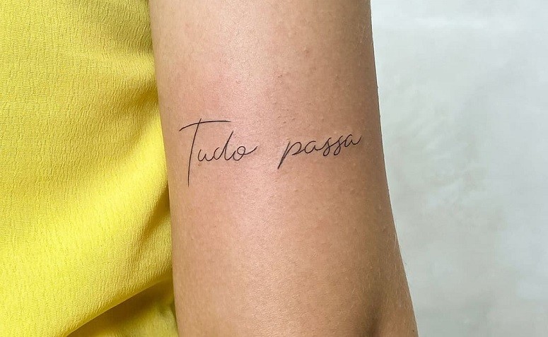 tudo passa tattoo