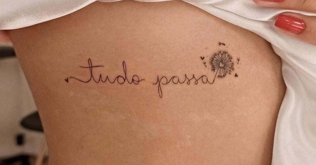 tatuagem tudo passa no pulso significado