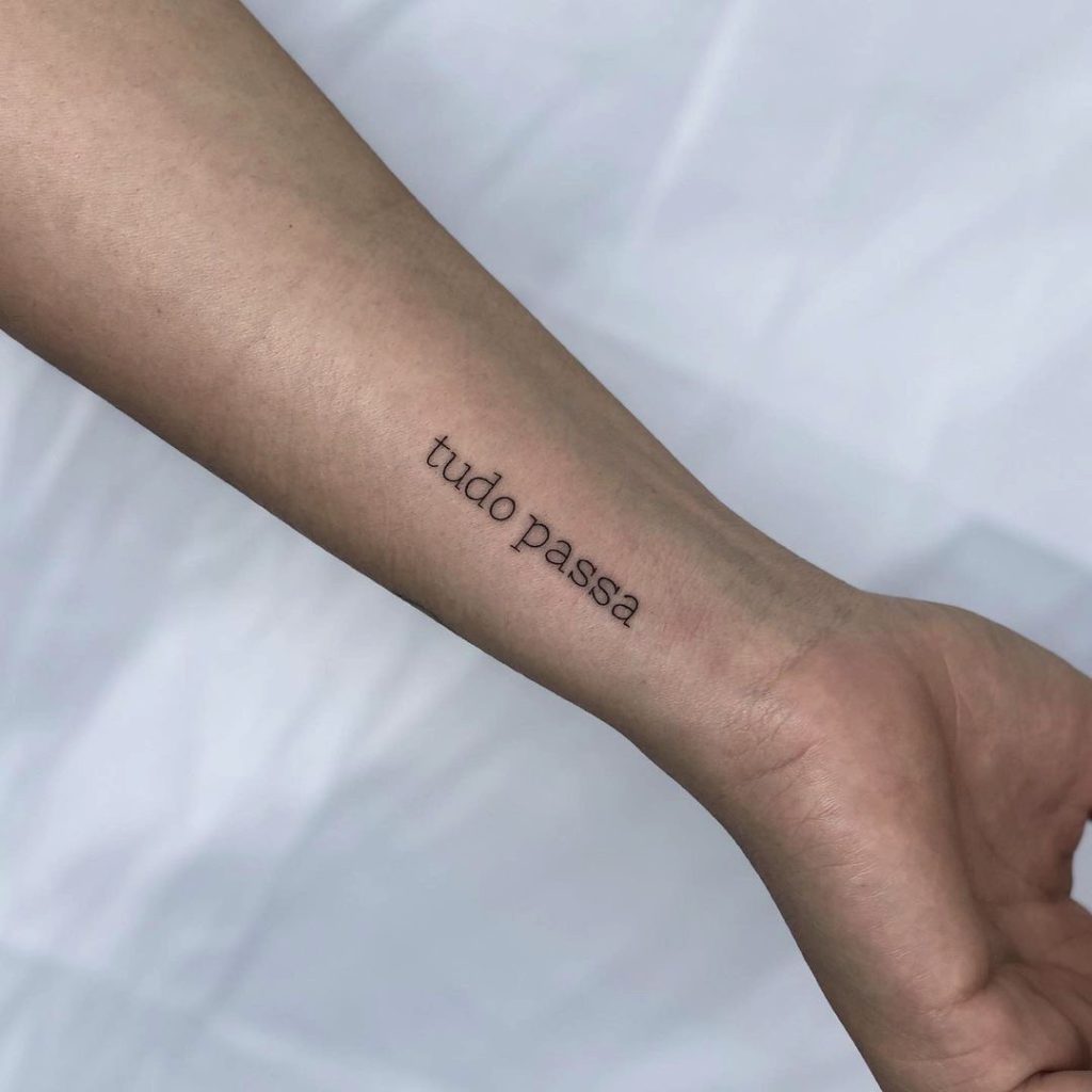 inspiração tatuagem tudo passa frases delicadas