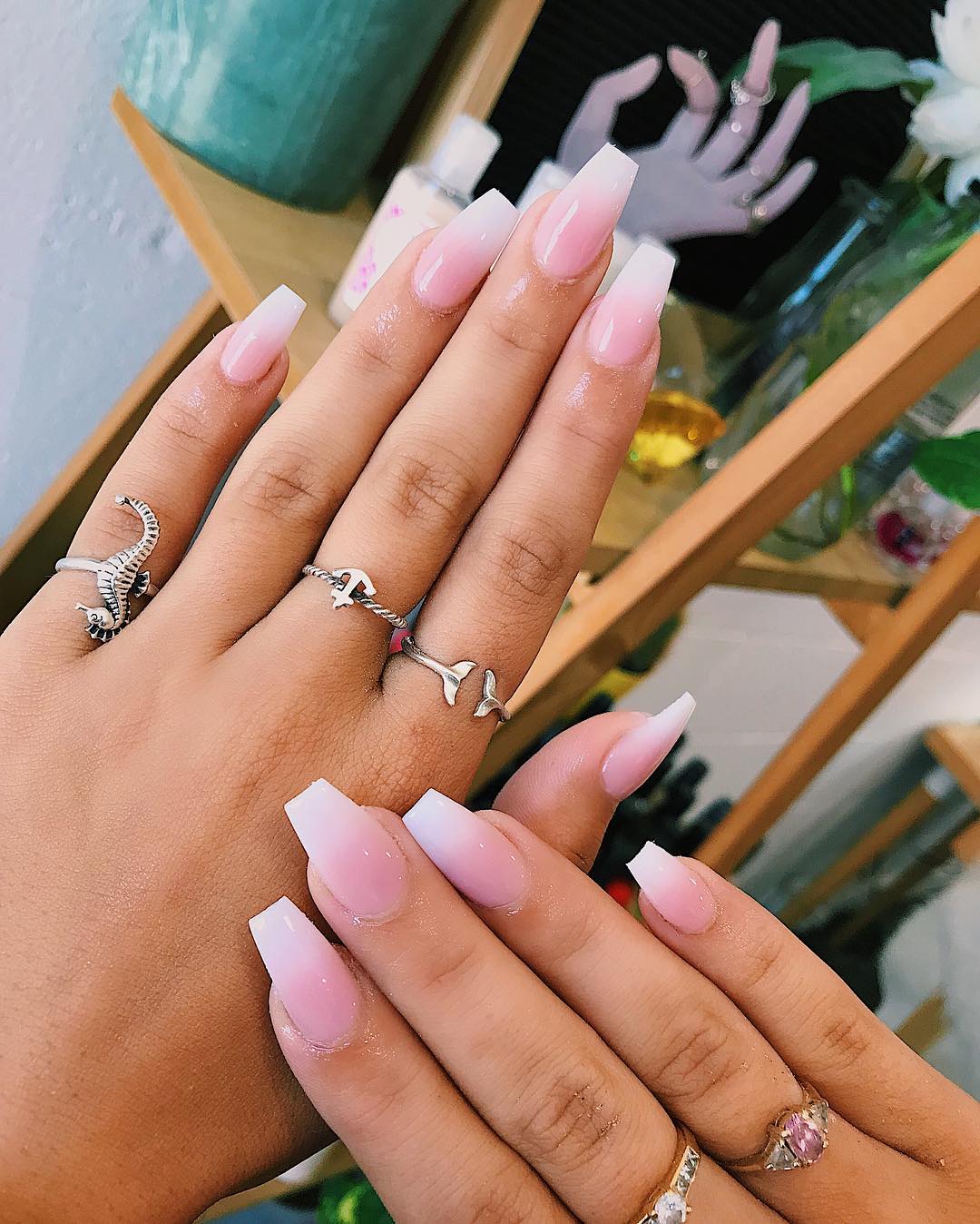 inspiração unhas baby boomer decoradas 2026