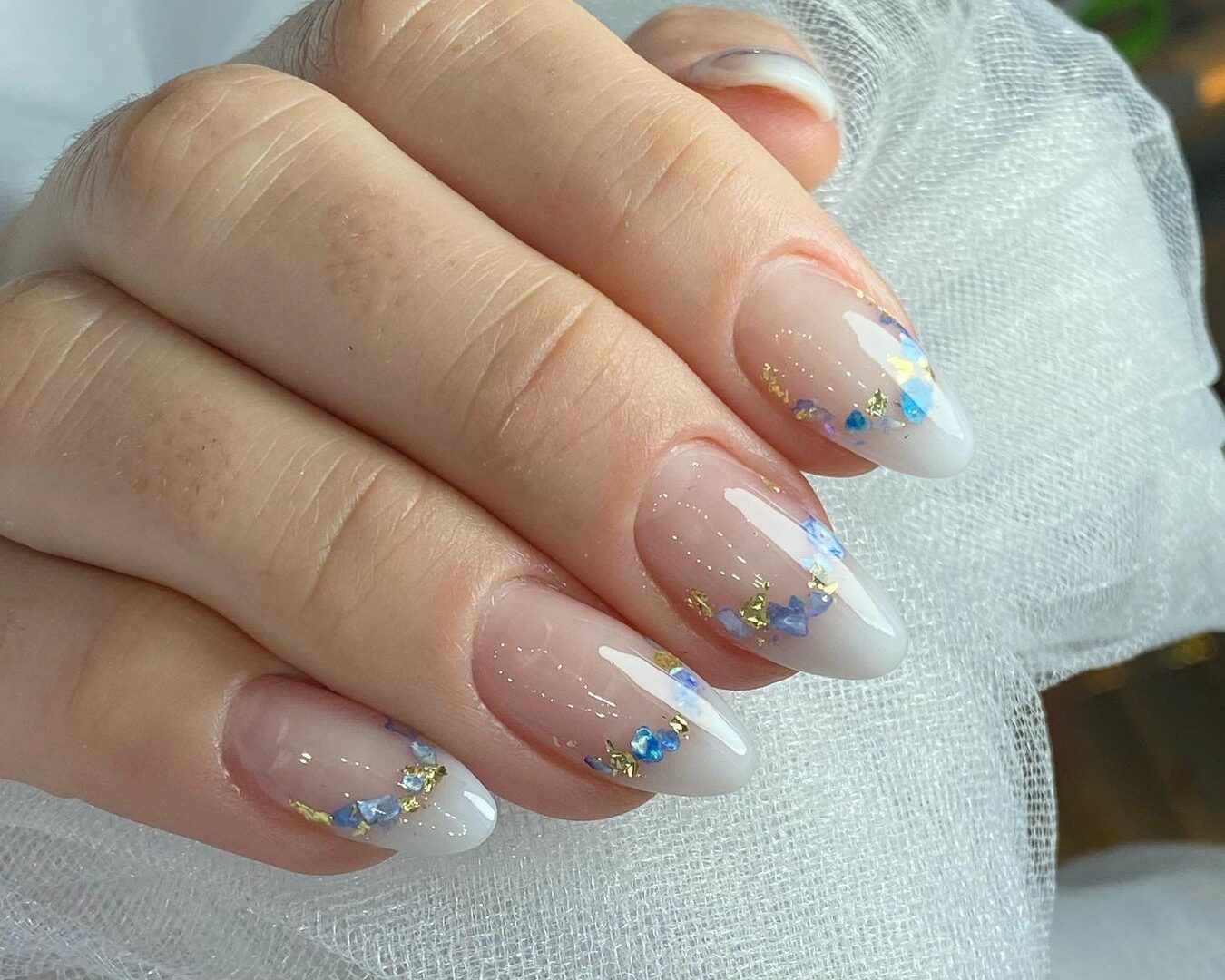 unha baby boomer vs francesinha tradicional