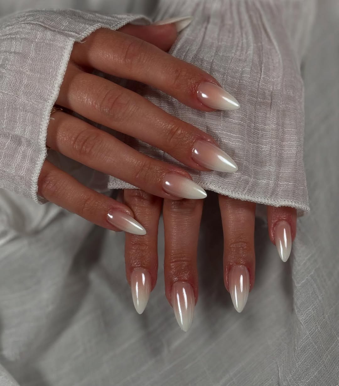 unha baby boomer vs francesinha tradicional