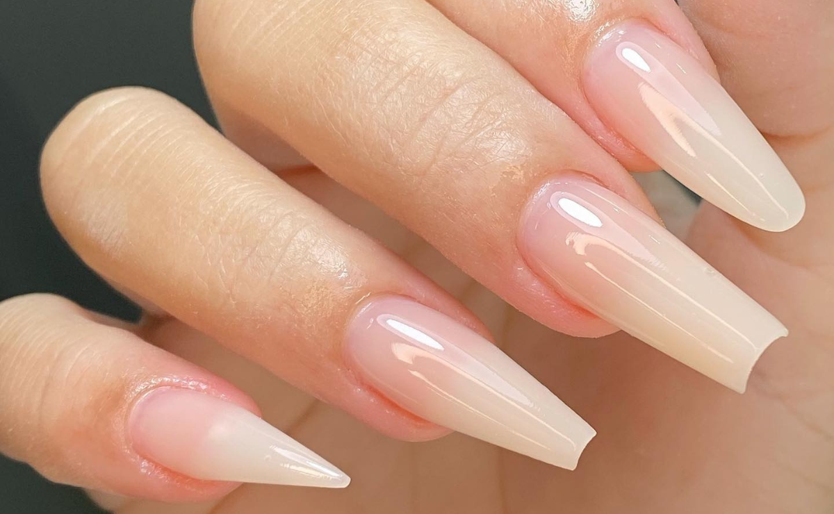 ideias de unhas bailarina fibra de vidro decoradas