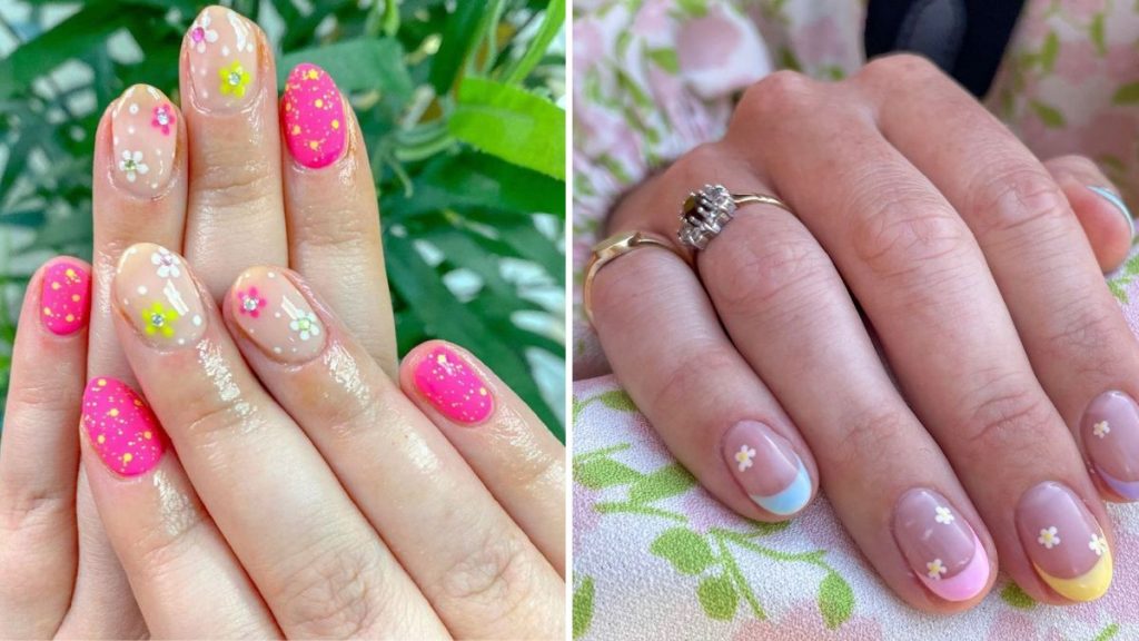 banho de gel unhas curtas