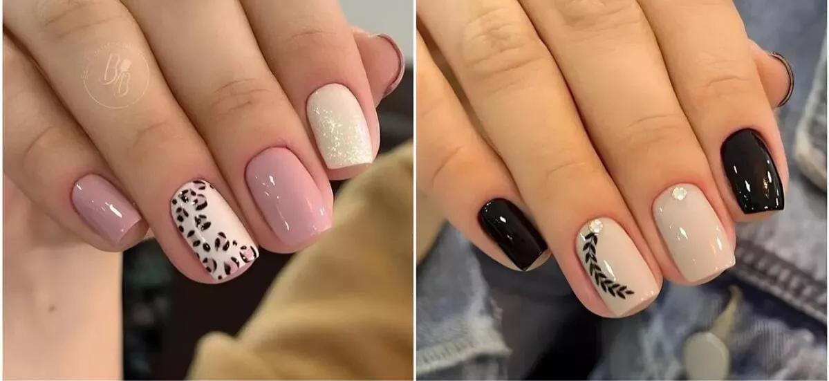 unhas curtas roídas em gel