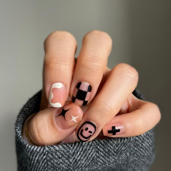 unhas curtas decoradas 2026