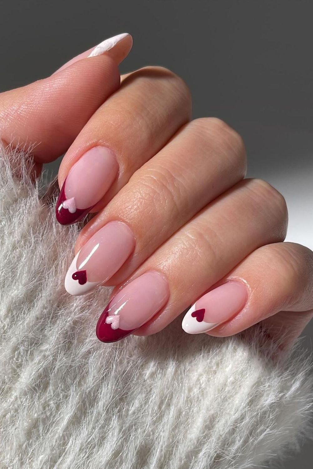 decoração de unhas cereja