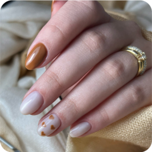 como fazer unha decorada inverno simples