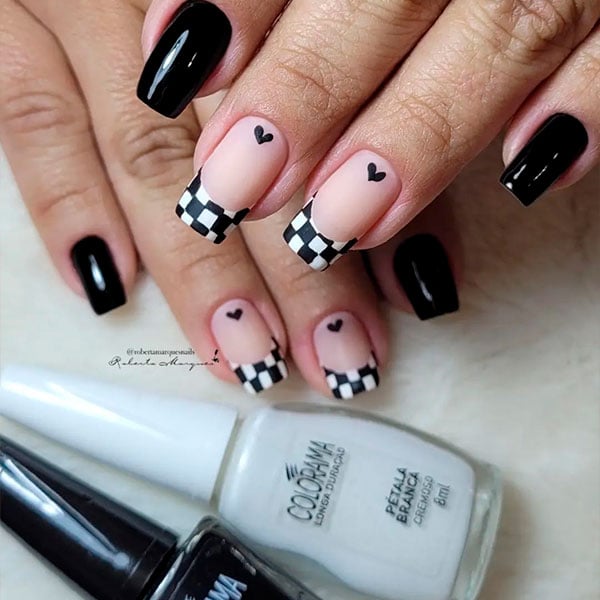 Francesinha com glitter encapsulado