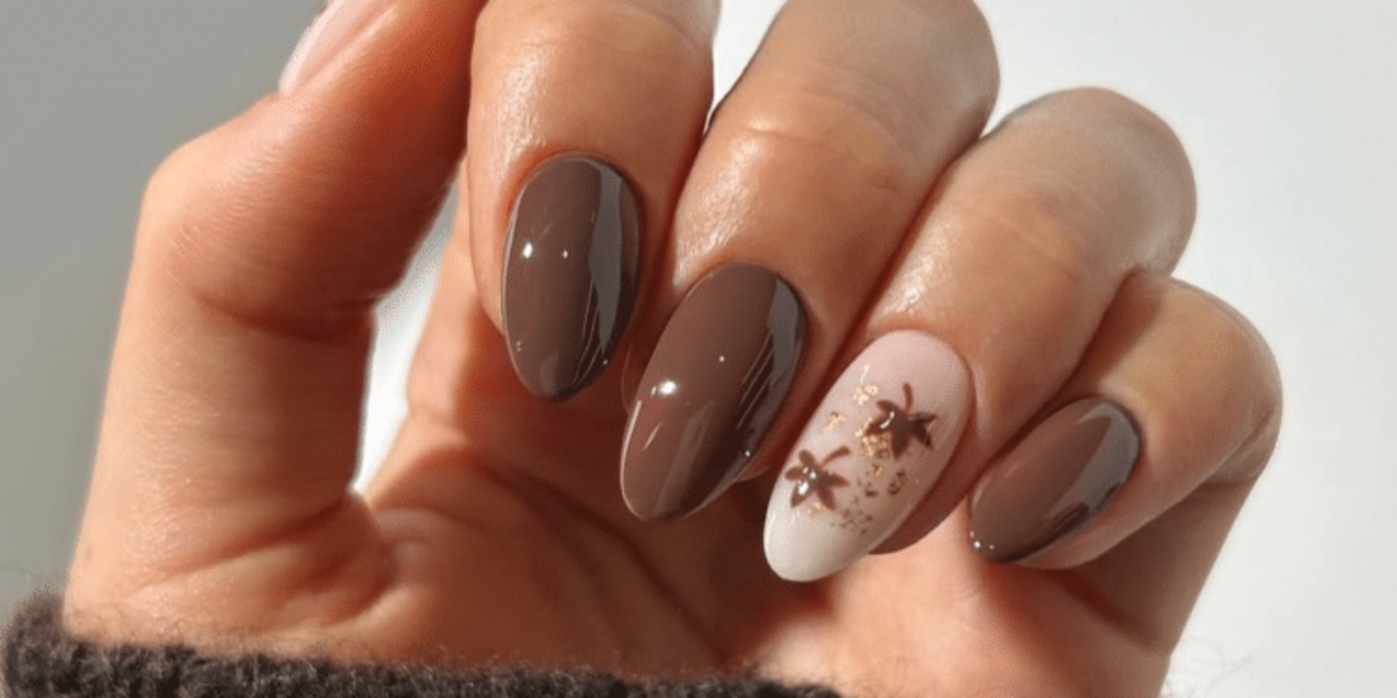 unha decorada curta inverno