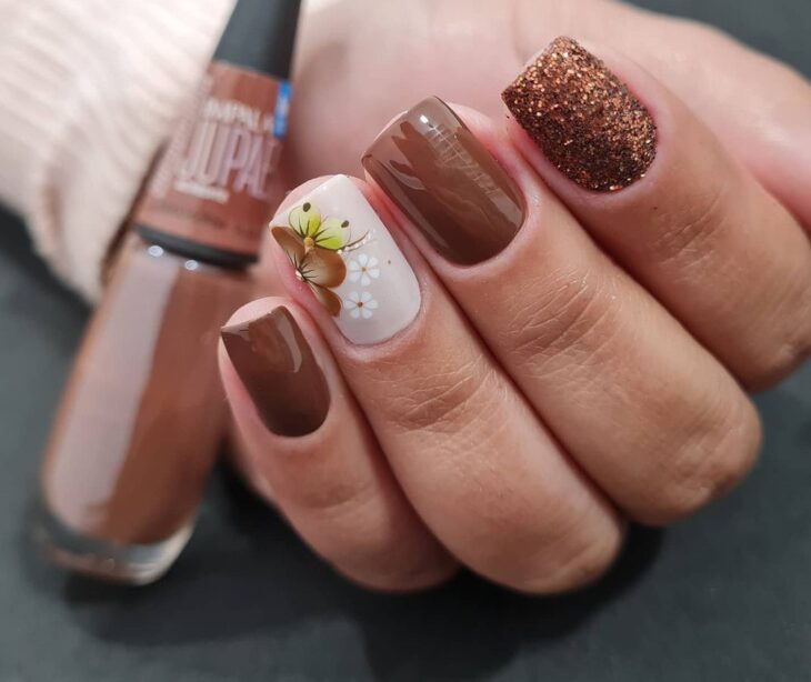 5 ideias de títulos: 1. Unhas Marrom: A Tendência 