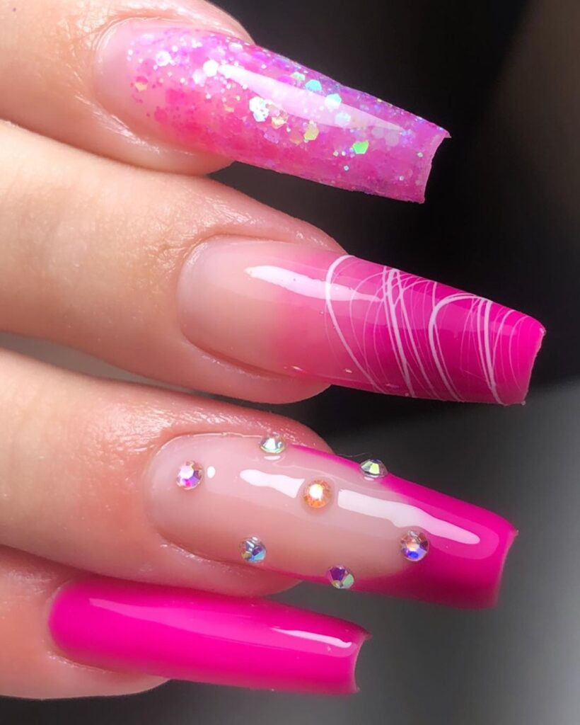 unha vintage pink