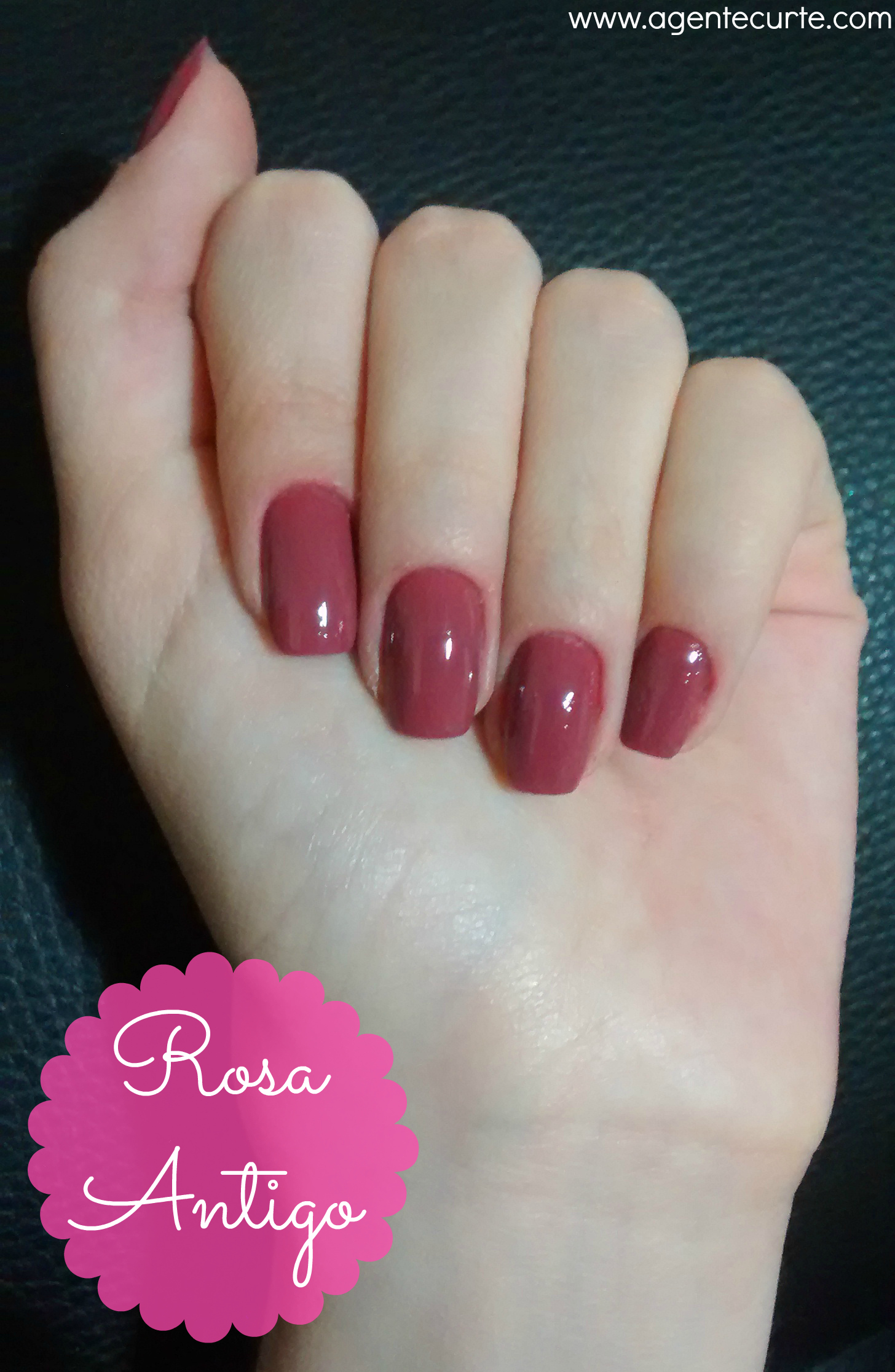 unha rosa delicada