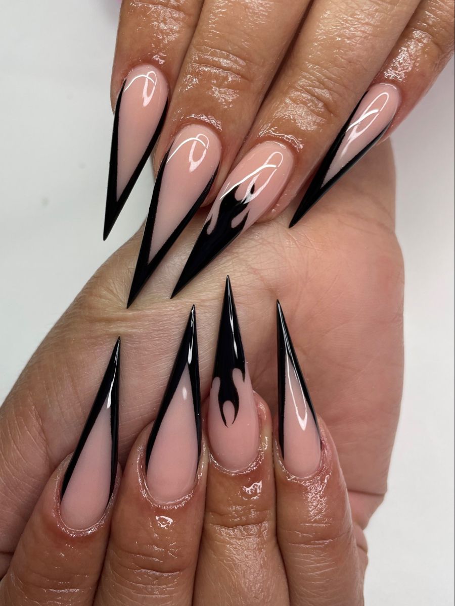 quanto custa fazer unhas stiletto pretas em gel