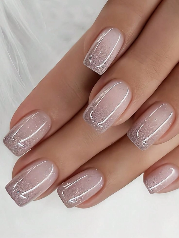 ideias de unhas para casamento simples e elegante