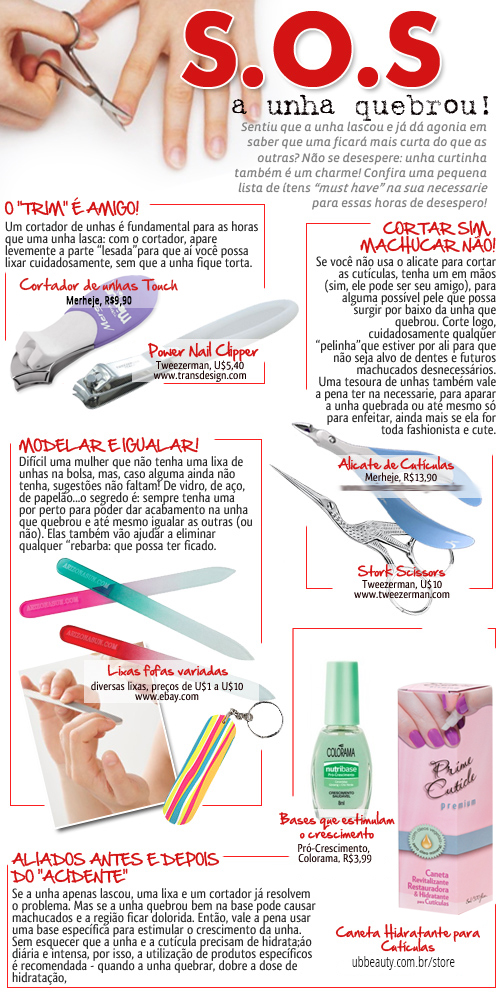 inspiração para unhas quebradas que foram salvas