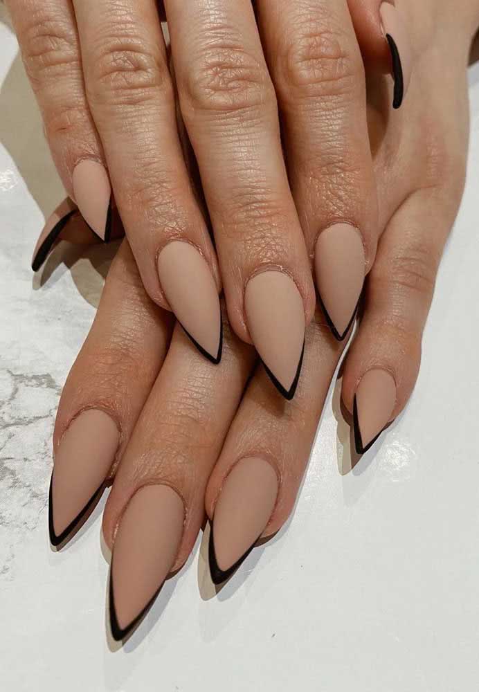 como fazer unhas stiletto delicadas em casa