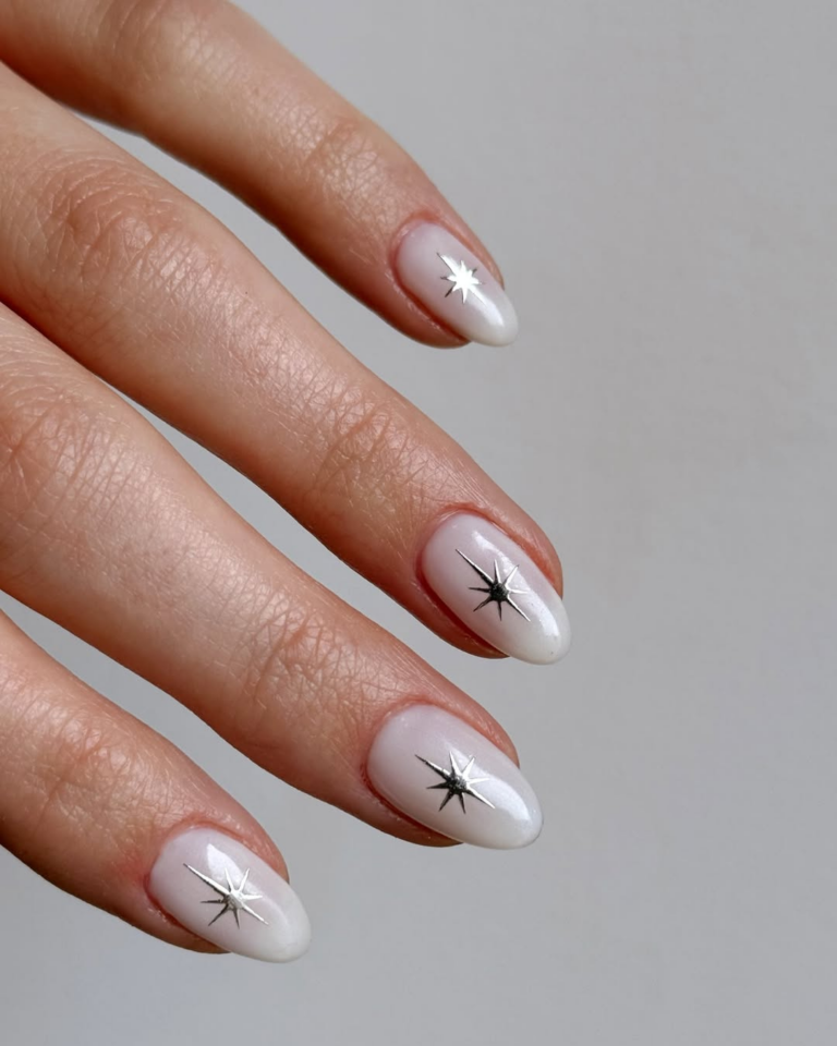 Unhas brancas decoradas para o dia a dia