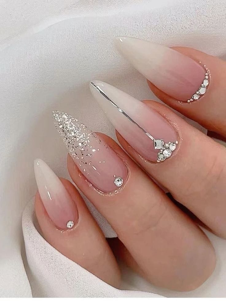 como fazer unhas milky nails para casamento civil