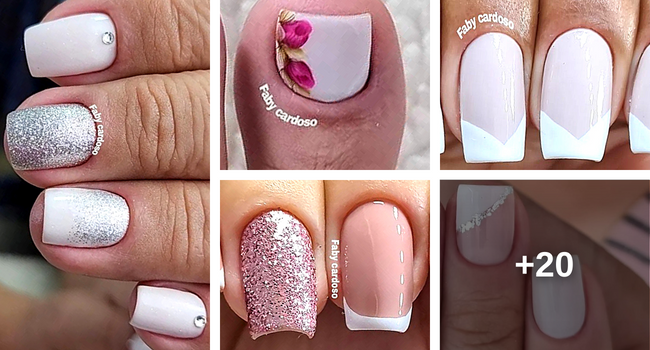 ideias de unhas minimalistas para casamento civil