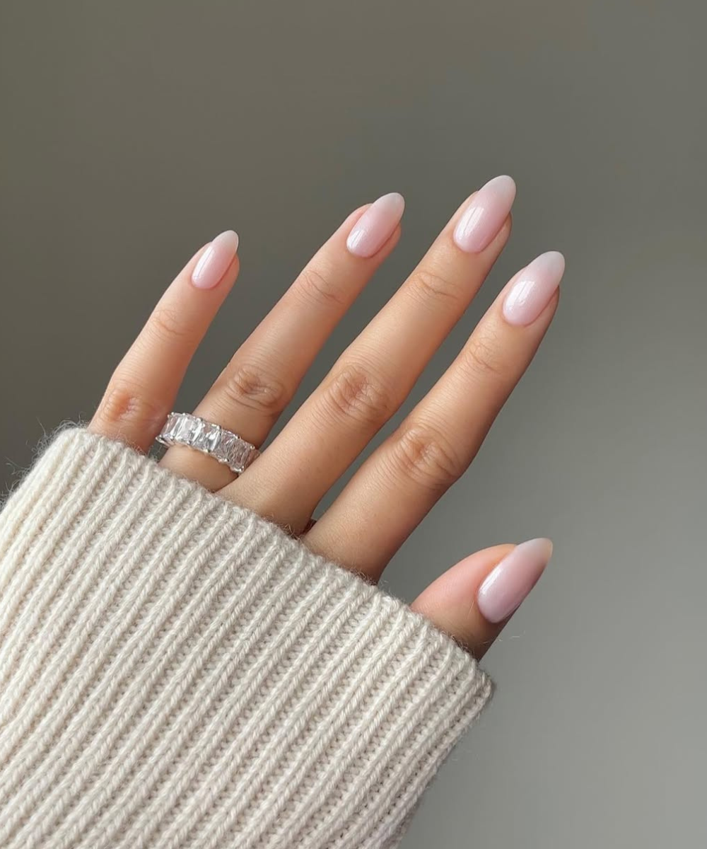 ideias de unhas minimalistas para casamento civil