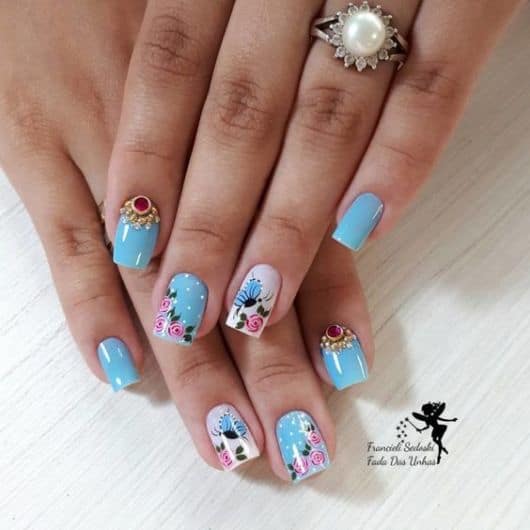 unhas borboleta 3d
