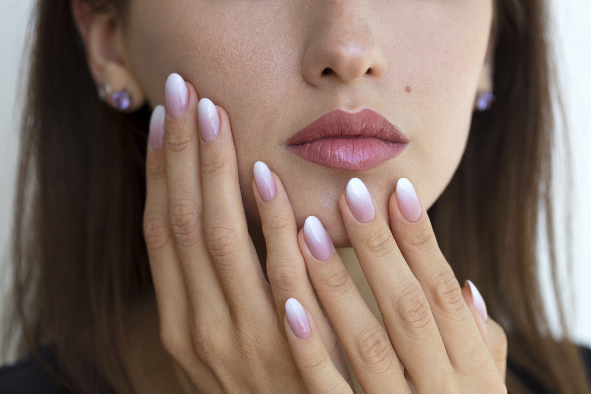 Unhas De Gel Claras E Simples
