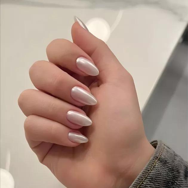 Unhas De Gel Claras E Simples