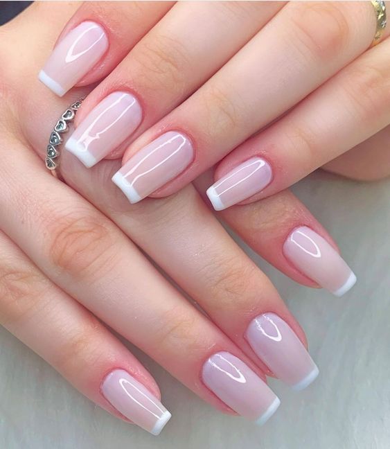 unhas decoradas branco curtas