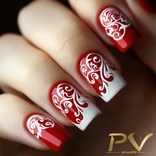 inspiração unhas decoradas vermelhas simples