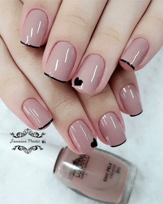 como fazer unhas decoradas simples e bonitas com esmalte nude